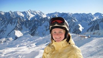 Skiing in the the Pyrenees in 2009